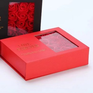 Bán Buôn Red Rose Flower Hộp Quà Tặng Với Tình Yêu Mong Muốn Ngọc Trai Vòng Cổ Kit Set Đóng Hộp Oyster Với Vòng Cổ của Nó Pendent Perle - Product Image 4