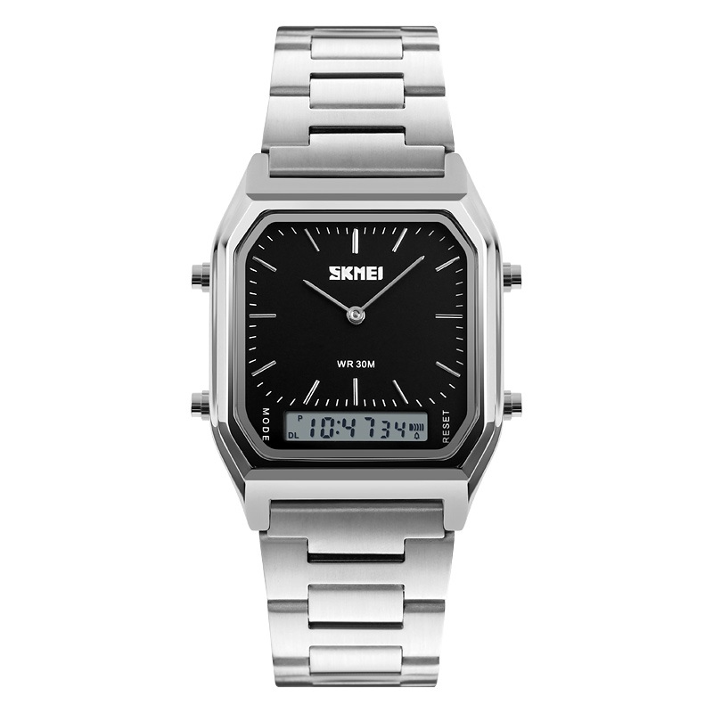 Silver/black