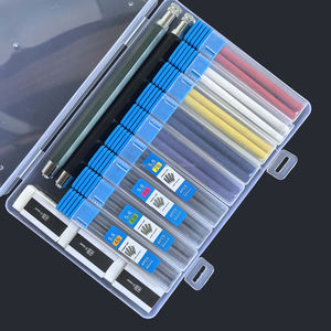 5.6mm Otomatik Kalem Seti, Mekanik Çizim ve Eskiz için Hareketli Metal Çubuk, Serbest Kesimli Çekirdek Kesici, Basmalı Tip Yedek Uç - Product Image 4