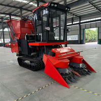 Fabrication Machine de récolte de fourrage de maïs à un prix inférieur Moissonneuse-batteuse d'ensilage de maïs automotrice Offre Spéciale