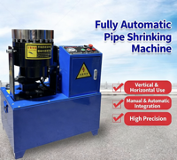 Machine de rétrécissement et d'expansion de tuyaux en acier avec 3 moules pour la réduction de diamètre des raccords de tubes