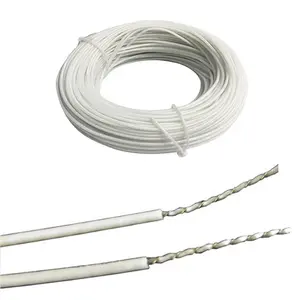 Electric Nickel Chromium Resistance alloy Heating wire conductor silicone coat 0.1 - 10000 ohms Heating Wire