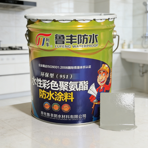 Revestimiento Impermeable a Base de Agua, Revestimiento de <span class=keywords><strong>Poliuretano</strong></span> Impermeabilizante Ecológico Resistente a los Rayos UV para Techos, Personalizable - Product Image 1