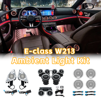 Haut-parleur rotatif 4D pour Mercedes-Benz Classe E W213 avec kit d'éclairage d'ambiance 64 couleurs pour les aérateurs avant et arrière, compatible E300