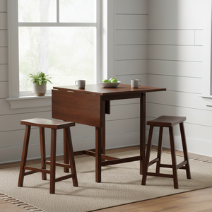 Lynnwood tavolo da pranzo a foglia alta 3 pezzi con sgabello da 24 \" - Product Image 3