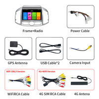 9 ''DSP stéréo Android GPS Navigation multimédia pour lecteur DVD Placement de tableau de bord pour Chevrolet Captiva 2012 ~ 2017