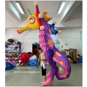 Mariposa inflable LED con luz, modelo de hipocampo, dragón o caballito de mar, para publicidad, desfiles y espectáculos. - Product Image 2