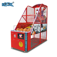 Machine de jeu de basket-ball de parc d'attractions intérieur, machine de basket-ball d'arcade, machine à pièces