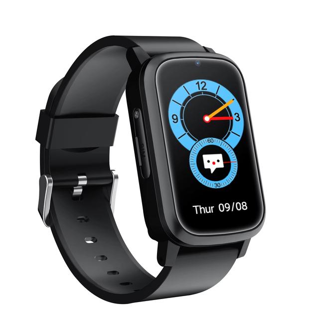 4G GPS Elderly GPS Tracker watch with One-Touch SOS Emergency Button, Fall Detection Alert, and Wi-Fi Positioning Support