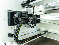 Presse plieuse CNC électro-hydraulique synchronisée 6+1 axes entièrement automatique 220T/4100 pour l'aluminium, l'acier inoxydable et l'acier au carbone