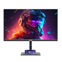 Moniteur d'ordinateur PC 27 pouces, moniteur 4K, écran Retina, moniteur de jeu, moniteur LCD plat, Freesync G-Sync avec support réglable en hauteur