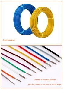 สายเคเบิลทนความร้อน FEP PTFE PFA สายชุบดีบุกทองแดงสีเงิน FEP tefloning ลวดทนอุณหภูมิสูงลวดดี FF - Product Image 4