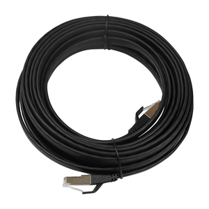 Bochara chapado en oro plano Cat8 Ethernet Rj45 <span class=keywords><strong>Cable</strong></span> macho <span class=keywords><strong>a</strong></span> macho multiblindado <span class=keywords><strong>para</strong></span> módem enrutador red LAN 5m 10m 15M 20m - Product Image 3