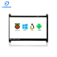 Pantalla táctil Industrial de 7 pulgadas, Monitor Lcd de raspberry pi, multipunto