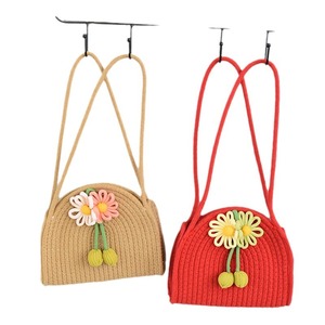 Sac à bandoulière élégant et simple, nouveau sac seau décontracté style été 2026, sac à main tissé tendance pour transporter les téléphones portables. - Product Image 5