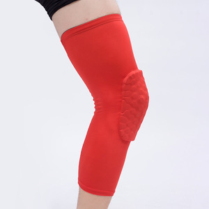Genouillères rembourrées en nid d'abeille - Genouillères de compression protectrices pour le basketball, le football, le volley-ball et les sports - Product Image 4