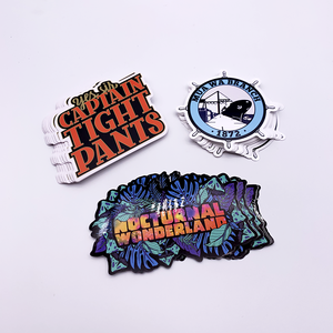 Custom logo papier autocollant personnalise die cut etiquette autocollants - Product Image 5