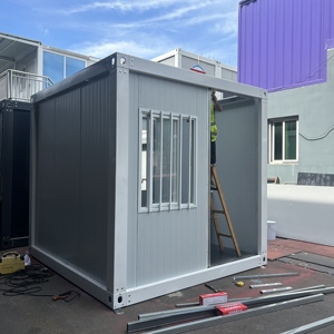 Maisons conteneurs modulaires préfabriquées portables et démontables de 10 pieds à bas prix pour habitation - Product Image 2