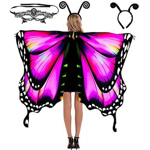 Adult Kid Halloween <strong>Fairy</strong> <strong>Dress</strong> <strong>up</strong> Butterfly Wings Costume for Women Girls KCFC-029 - Product Image 4