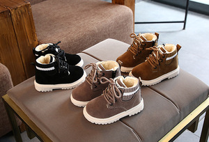 Winter& Autumn Fashion <b>Boots</b> Shoes Warm <b>Boots</b> With Plush Inside Children's Winter Shoes - Product Image 3