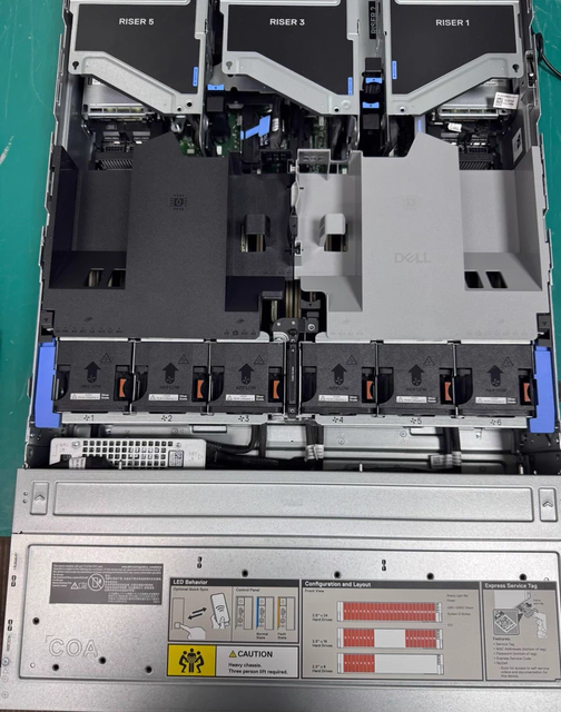New DeII Sever PowerEdge R770 Dual Xeon 8450H 1TB RAM DDR5 8x U.2 NVMe SSD PCIe Gen5 X16 Slot 2U Rack Server R770