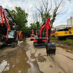 Mini-excavatrice Kubota KX165 d'occasion de 5 tonnes avec flèche pivotante et pince, en bon état - Product Image 5