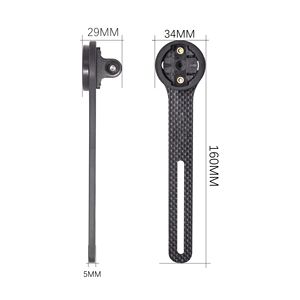 Garmin/<span class=keywords><strong>Bryton</strong></span>/Cateye/Igpsport – <span class=keywords><strong>Support</strong></span> d'ordinateur de vélo en Fiber de carbone intégrale, <span class=keywords><strong>Support</strong></span> de caméra GoPro Motion - Product Image 6