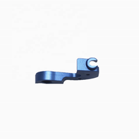 Pièces usinées CNC en aluminium 6061 et acier inoxydable de haute qualité, personnalisées, usinées par électroérosion à fil, sablage, anodisation bleue, traitement de surface