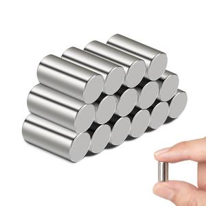 N52 magnete al neodimio Super terra rara Dropshipping personalizzato rivestito di materiale <span class=keywords><strong>magnetico</strong></span> magneti permanenti cilindro - Product Image 2