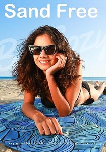 Toalla de Playa de Microfibra Estampada, Estilo Vacacional, de Secado Rápido, Absorbente, Antiadherente, para Salir de Paseo - Product Image 5