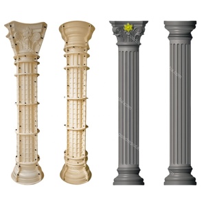Nhà Máy Bán Hàng Trực Tiếp Giao Hàng Nhanh Bê Tông Xi Măng Trụ Cột Khuôn La Mã Cột Trụ Nhà Trang Trí Nhựa Bê Tông Ván Khuôn - Product Image 1