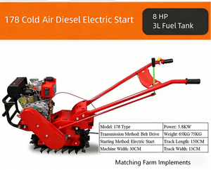 Motoculteur chinois à moteur thermique <span class=keywords><strong>pour</strong></span> le travail du sol, <span class=keywords><strong>micro</strong></span>-<span class=keywords><strong>tracteur</strong></span> à chenilles à essence <span class=keywords><strong>pour</strong></span> la culture des terres - Product Image 4