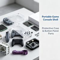 Cetakan Injeksi Kustom OEM ABS PC untuk Panel Tombol Pelindung Elektronik Pengontrol Game, Perakitan Pabrik Cetakan Dalam Negeri