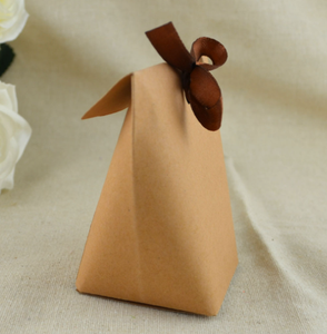 Luxury Kraft Paper <b>Gift</b> <b>Bag</b> with Ribbon Handle Custom Logo for Jewelry Packaging Boutique <b>Gift</b> Presentation - Product Image 4