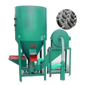 Zambia Farm Poultry Chicken Feed Mixer Grain Corn Grinder Mill mixing and grinder machine for sale