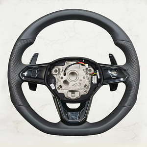 <span class=keywords><strong>Volante</strong></span> de cuero Premium directo de fábrica compatible con Volkswagen <span class=keywords><strong>Golf</strong></span> 4 5 6 6R 7 7R 7,5 8 <span class=keywords><strong>Mk5</strong></span> 6 7 Mk8 Polo Scirocco - Product Image 3