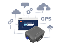 Minew MG5 perangkat pelacakan Gps manajemen armada kendaraan jala Mqtt seluler 4G Lte Cat1IoT Bluetooth Gateway