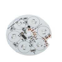 Carte de circuit imprimé en aluminium sur mesure OEM/ODM pour l'électronique intelligente, simple/double couche, MCPCB avec fichier Gerber, conception de circuit personnalisée