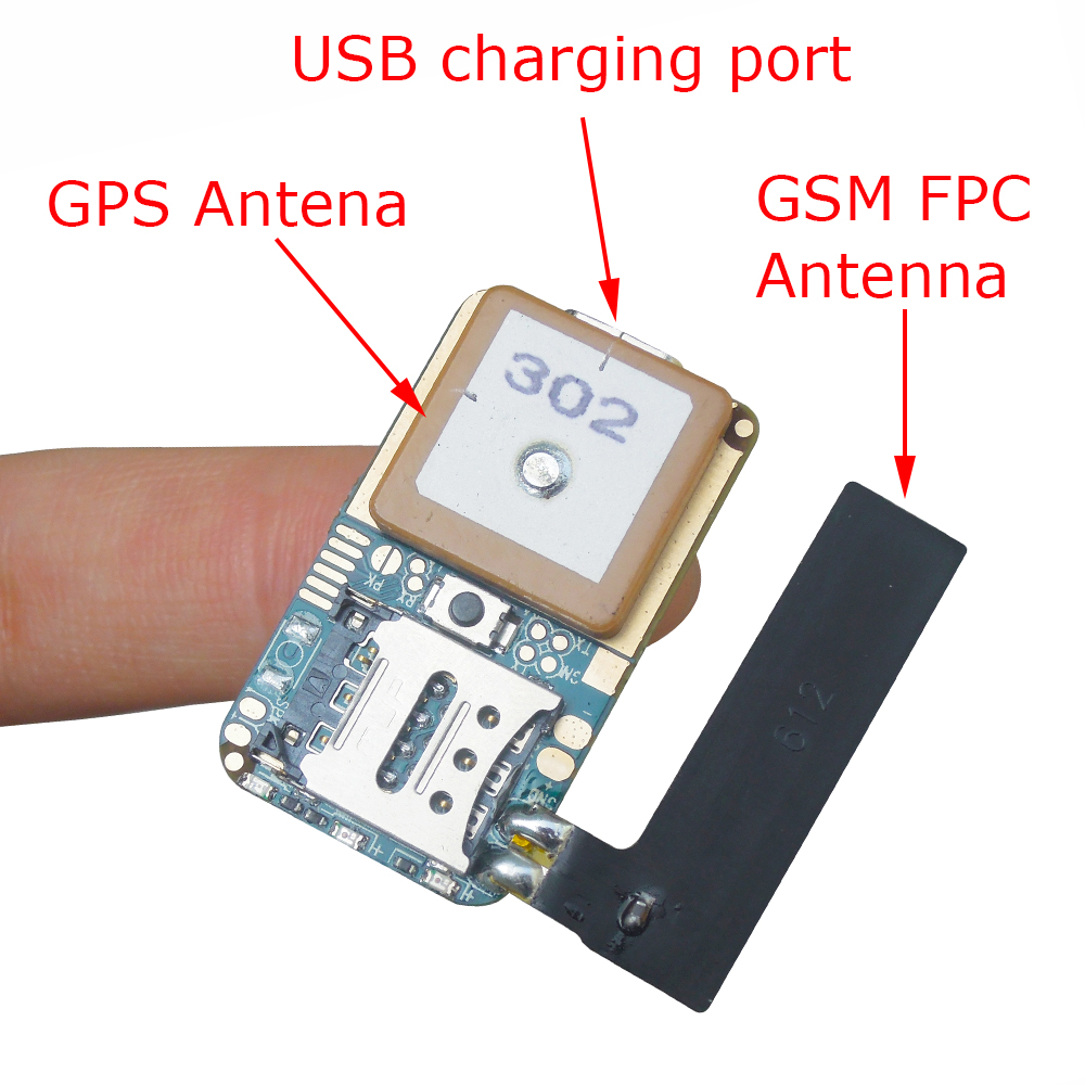ZX302 Micro GPS Tracking Chip Ideal for Kids Pets Vehicles