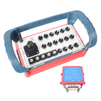 Kit de télécommande radio industrielle étanche 24V avec connecteur multipin robuste pour machines de construction complexes