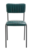 Chaise de comptoir traditionnelle en fer pour café commercial, version basse, dossier haut, durable, vente en gros d'usine