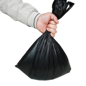 Bolsas de Basura Negras de Gran Capacidad, Resistentes, de Plástico Grueso, Resistentes a Desgarros, para Gestión de Residuos en Interiores y Exteriores - Product Image 1