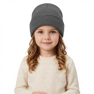 Gorro de Punto Jacquard para Adultos, Transpirable e Impermeable, con Patrón Geométrico a Cuadros, Gorro Cálido de Invierno Unisex, Talla S M - Product Image 1