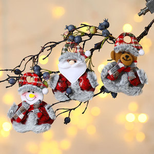 New cross-border <b>Christmas</b> fabric ornaments, <b>Christmas</b> tree ornaments, <b>Christmas</b> decorations, small doll pendants, and gifts. - Product Image 2