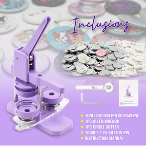 <span class=keywords><strong>Quaff</strong></span> เครื่องทำป้ายโลหะทรงกลมติดกระดุมขนาด58มม. 2.25นิ้วคุณภาพสูงสภาพใหม่ - Product Image 3