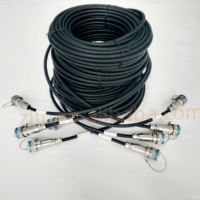 Connecteurs de fibre POF ZLTC D38999 16 noyaux Plug and Socket avec Pigtail J599POF/26KD16B1N-J599POF/26KD16B1N assemblage de fibre optique