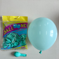 Perlengkapan Dekorasi Pesta Ulang Tahun Balon Latex Macaron 10 Inch 2.2g untuk Latar Belakang Foto Indoor Outdoor