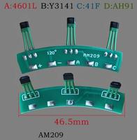 Sensor Hall Motor Kendaraan Listrik Dengan Kabel Papan AH91 Y3141 41F Bagian Motor Sensor Hall 4601L Elemen Sensor Hall Sepeda Listrik 46.5mm