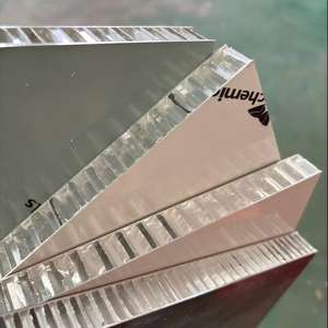 แผงผนังแซนวิชอลูมิเนียมคอมโพสิตแผ่นรังผึ้งทำจากหินแกรนิต - Product Image 2