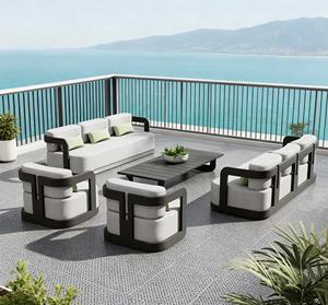 Canapé d'extérieur minimaliste Edge - Ensemble de meubles modulaires de loisirs pour <span class=keywords><strong>terrasse</strong></span> et jardin - Product Image 3